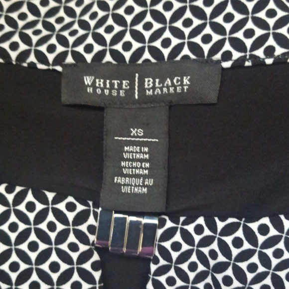 ❤HP❤NWOT WHBM Black & White Dress❤ - Picture 12 of 12